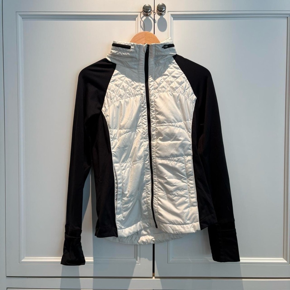 Prana Cream Winter Quilted Jacket